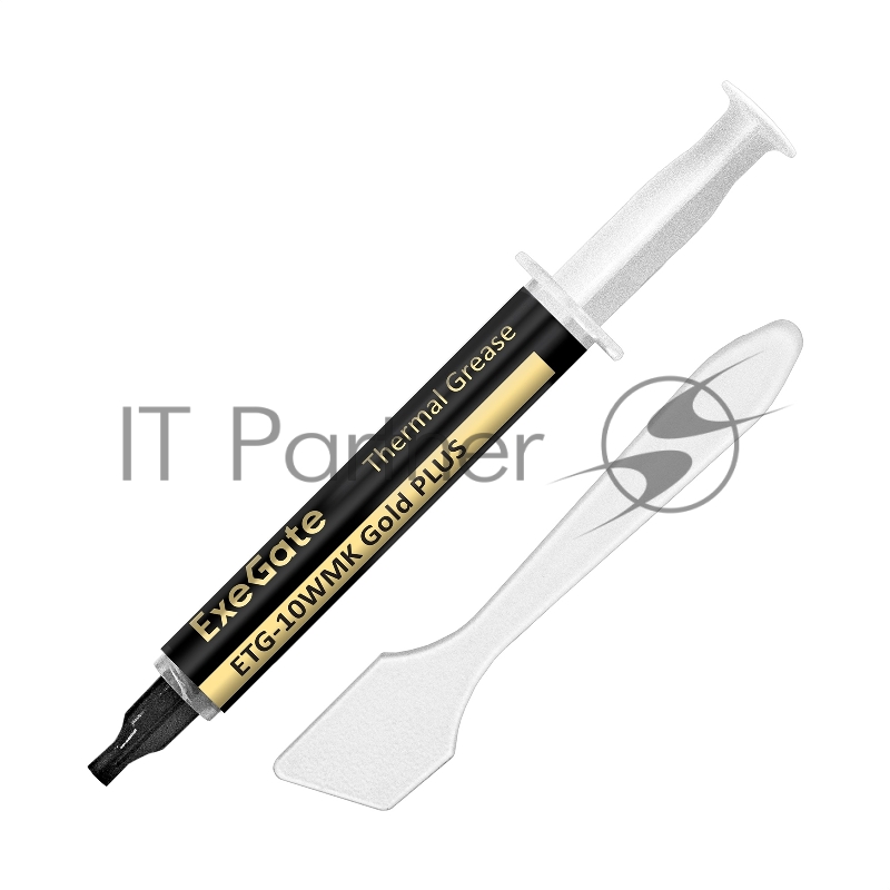 Термопаста ExeGate ETG-10WMK Gold PLUS, 4 г, 10.4 Вт/(м⋅К), шприц