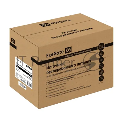 Комплект источника бесперебойного питания Exegate EX295987RUS + батарея 26Aч EX285663RUS 2шт (инвертор, синус, для котла) ExeGate SineTower SZ-1000.LCD.AVR.2SH.1C13.USB <1000VA/800W, чистый синусоида, LCD дисплей, AVR, 2*Schuko+1*C13, USB, линейно-интерактивный, черный> + батарея ExeGate HRL 12-26 (12В, 26А·ч) 2шт