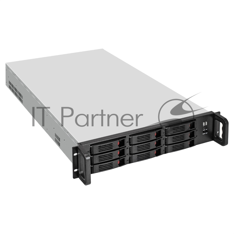 Серверный корпус ExeGate Pro 2U650-HS09 (RM 19", высота 2U, глубина 650, БП 2U-1080ADS, 9xHotSwap, 2*USB)
