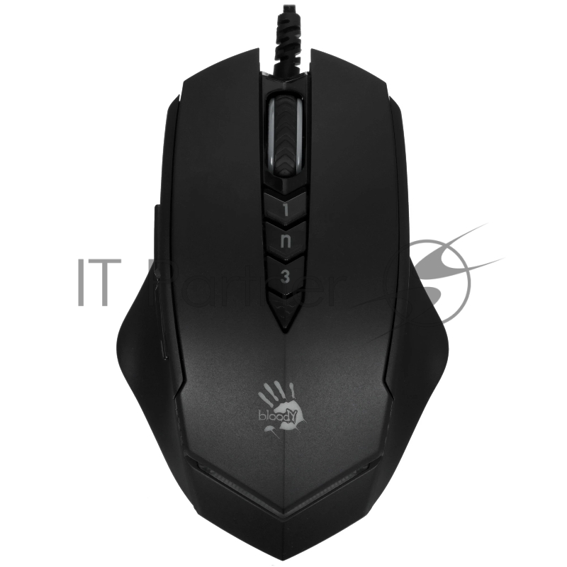 Мышь проводная A4Tech Bloody V8M Max черный, 12000 dpi, USB, кнопки - 10