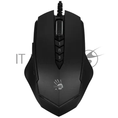 Мышь проводная A4Tech Bloody V8M Max черный, 12000 dpi, USB, кнопки - 10