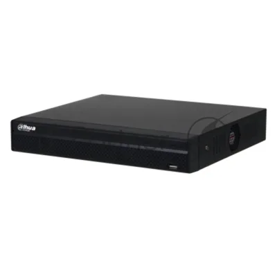 Видеорегистратор IP 16-канальный DAHUA 4K и H.265+. Входящий поток до 160 Мбит/с; сжатие: H.265+, H.265, H.264+, H.264; разрешение записи до 12Мп; накопители: 1 SATA III до 20Тбайт; воспроизведение: 8к