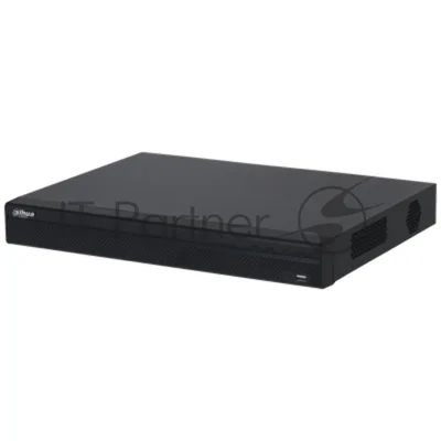 Видеорегистратор IP Dahua 8-канальный 4K и H.265+. Входящий поток до 160 Мбит/с; сжатие: H.265+, H.265, H.264+, H.264; разрешение записи до 12Мп; накопители: 2 SATA III до 20Тбайт; воспроизведение: 8кн