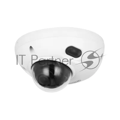 Уличная мини-купольная IP-видеокамера с ИИ DAHUA 4Мп; 1/3” CMOS; объектив 2.1мм; механический ИК-фильтр; WDR(120дБ); чувствительность 0.005лк@F1.4; сжатие: H.265+, H.265, H.264+, H.264, MJPEG; 3 пот