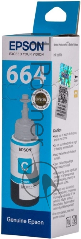 Чернила Epson C13T664298 голубой 70мл для Epson L100