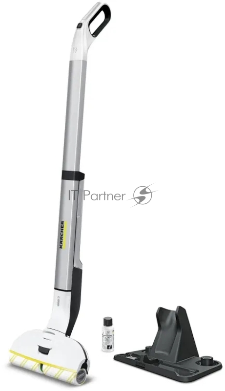 Электрошвабра Karcher EWM 2 белый/серый, питание от аккумулятора, уборка влажная, пылесборник 0.36 л