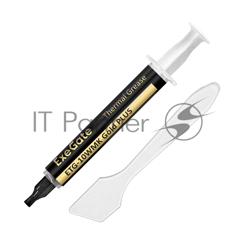Термопаста ExeGate ETG-10WMK Gold PLUS, 2 г, 10.4 Вт/(м⋅К), шприц