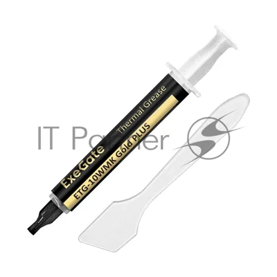 Термопаста ExeGate ETG-10WMK Gold PLUS, 2 г, 10.4 Вт/(м⋅К), шприц