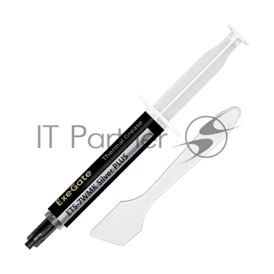 Термопаста ExeGate ETS-7WMK Silver PLUS, 5 г, 7.2 Вт/(м⋅К), шприц