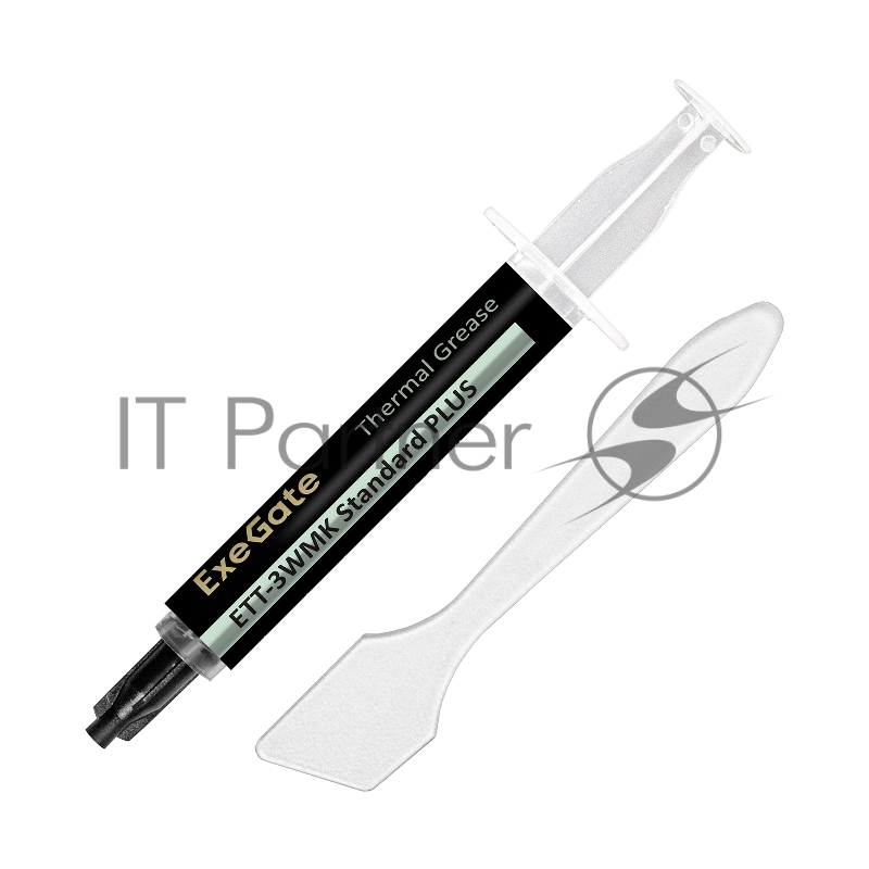 Термопаста ExeGate ETТ-3WMK Standard PLUS, 1.5 г, 3.2 Вт/(м⋅К), шприц
