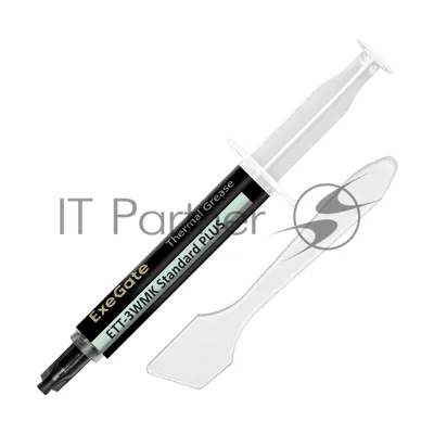 Термопаста ExeGate ETТ-3WMK Standard PLUS, 5 г, 3.2 Вт/(м⋅К), шприц
