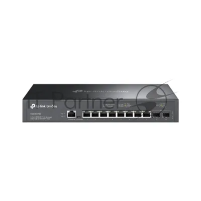 Коммутатор управляемый TP-Link SG3210X-M2 Omada уровня 2+ с 8 портами 2,5 Гбит/с и 2 портами SFP+, 1U, монтируется в 13-дюймовую стойку
