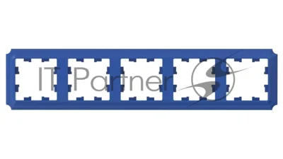 Рамка ATLASDESIGN ANTIQUE 5-постовая рамка, универсальная, АКВАМАРИН