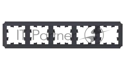 Рамка ATLASDESIGN ANTIQUE 5-постовая рамка, универсальная, КАРБОН