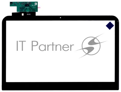 Сенсорное стекло (тачскрин) для Dell 5377R PCB-1 черный