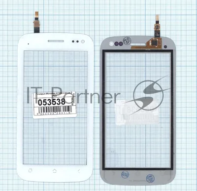 Сенсорное стекло (тачскрин) для Micromax A110Q Canvas 2 Plus белое