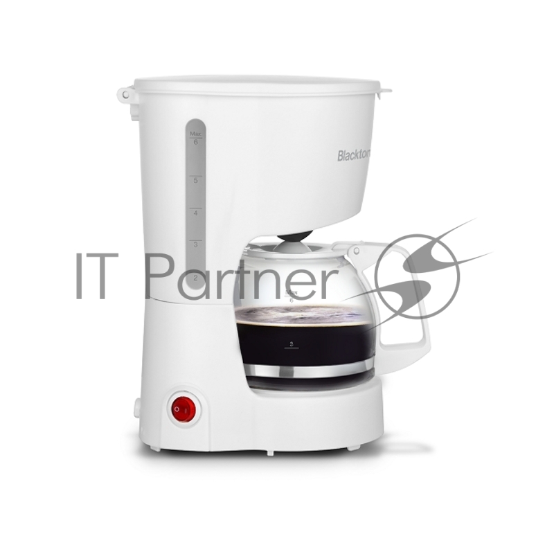 Кофеварка капельная Blackton Bt CM1111 белый, исп. кофе - молотый, 0.6 л, 650 Вт.