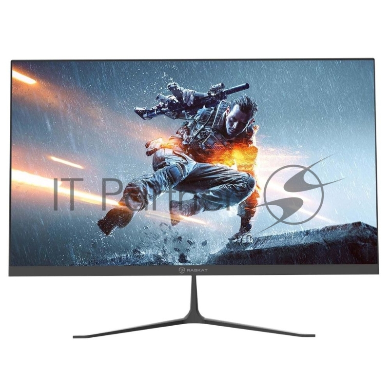 Монитор 23.8" Raskat I24F10DA IPS 1920x1080, 100 Гц, 5 мс, 16:9, 250 кд/м², 1xHDMI, 1xVGA, 2x3 Вт, черный