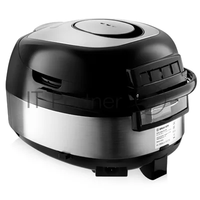 Мультиварка BRAYER BR2404 серебристый/чёрный, 5 л, 860 Вт, сенсор, 16 программ