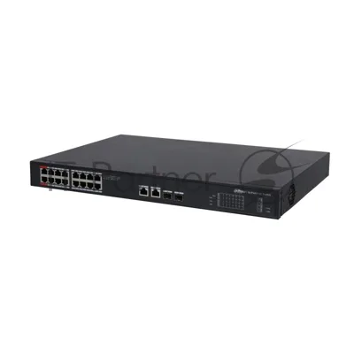 Коммутатор Dahua DH-S4228-24GT-240, 24×1 Гбит/с PoE + 2×1 Гбит/с + 2×1 Гбит/с SFP, управляемый