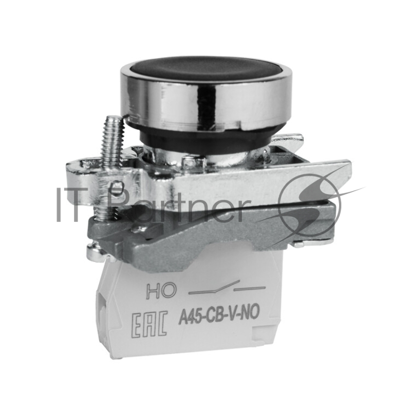 Кнопка OptiSignal D22 C4-P-210 черная металл 1НО XB4BA21