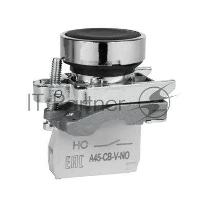 Кнопка OptiSignal D22 C4-P-210 черная металл 1НО XB4BA21