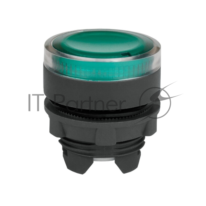 Головка кнопки OptiSignal D22 A5-PL-3 с подсветкой зеленая пластик ZB5AW333