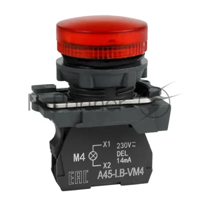 Сигнальная лампа OptiSignal D22 C5-L-B4 красная пластик 24VAC/DC XB5AVB4