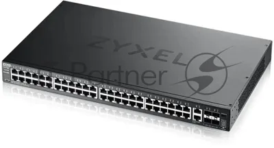 Коммутатор L3 Access Zyxel NebulaFlex Pro XGS2220-54, rack 19", 48xRJ-45: 1G, 2xRJ-45: 1/2.5/5/10G, 4xSFP+