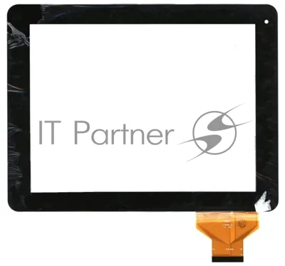 Сенсорное стекло (тачскрин) QSD E-C97001-01, черное