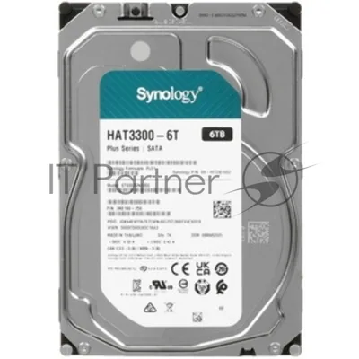 Жесткий диск HDD Synology HAT3300 6Tb 5400rpm SATA-III 256Mb 3.5"
