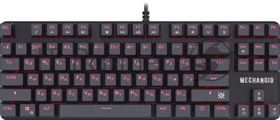 Клавиатура проводная Defender MECHANICAL MECHANOID GK-581 RU BLK