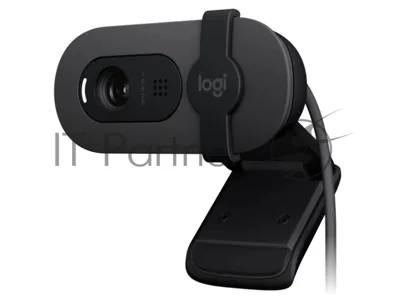 Веб-камера Logitech Webcam Brio 100, 1920x1080, GRAPHITE, защитная шторка