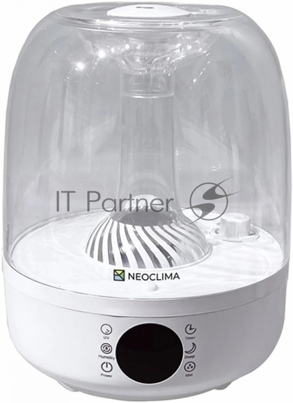Увлажнитель воздуха Neoclima NHL-4W белый, 30 м², 4 л