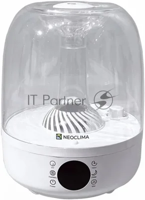 Увлажнитель воздуха Neoclima NHL-4W белый, 30 м², 4 л