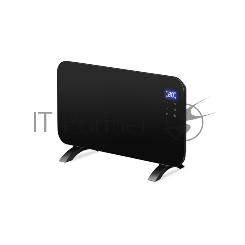 Конвектор электрический Neoclima AURA-1500B черный, 1500 Вт, 20 м2, электронный термостат, Wi-Fi