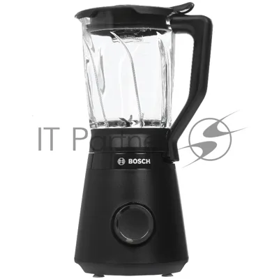 Блендер стационарный Bosch MMB6176B черный, 1200 Вт, плавная регулировка, турбо
