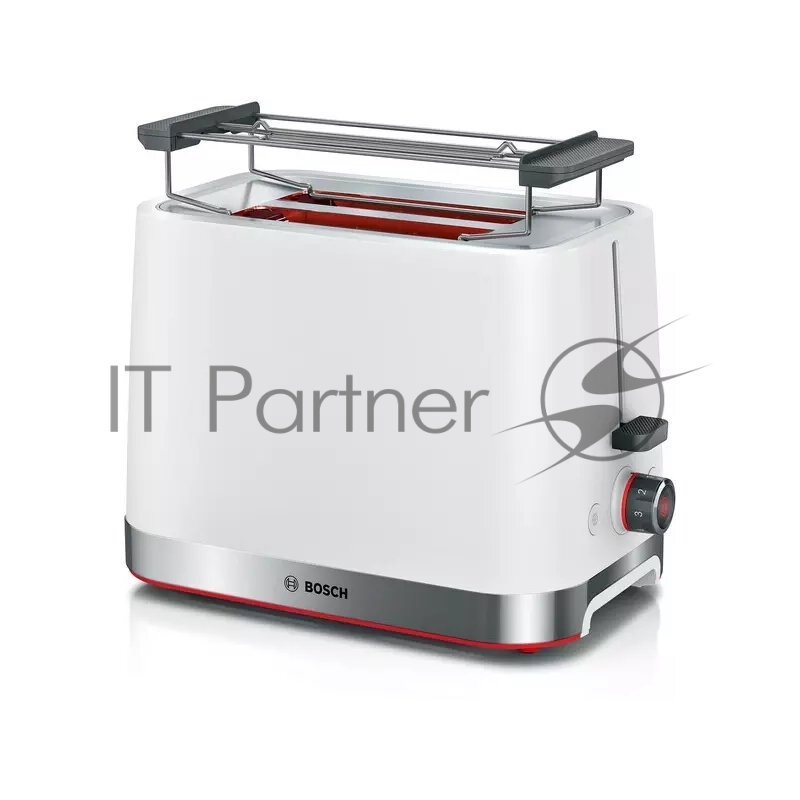 Тостер Bosch TAT4M221 белый, 970 Вт, 2 слота