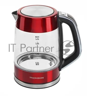 Чайник электрический Thomson K20ES-2001 GLASS 1.7L RED