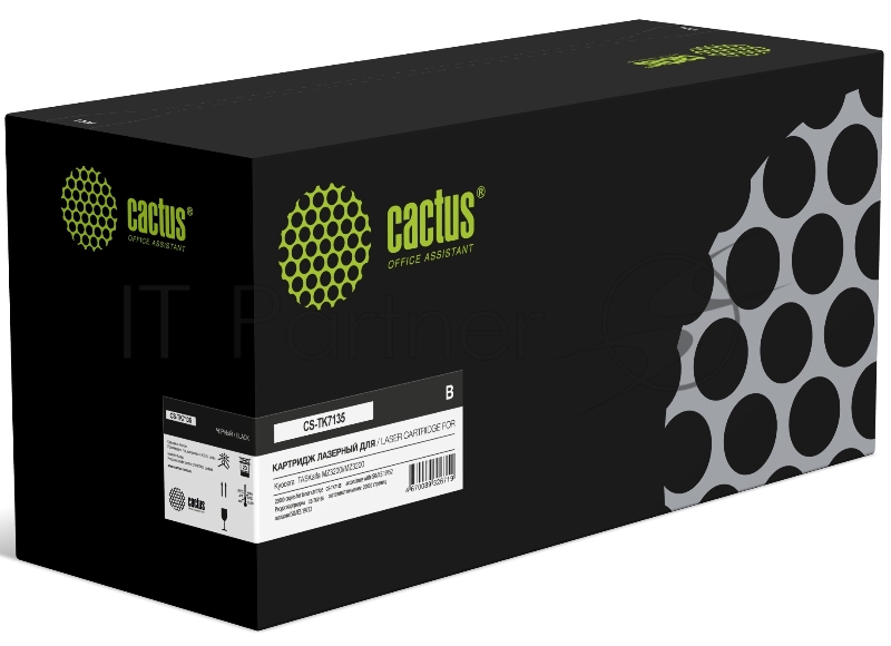 Картридж лазерный Cactus CS-TK7135 черный (20000 стр.) для Kyocera TASKalfa MZ3200i/MZ3200