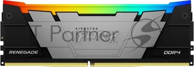 Оперативная память Kingston Fury Renegade, DDR4, 8GB (1x8GB), 3600MHz, CL16, DIMM, с радиатором, RGB, серебристый/черный