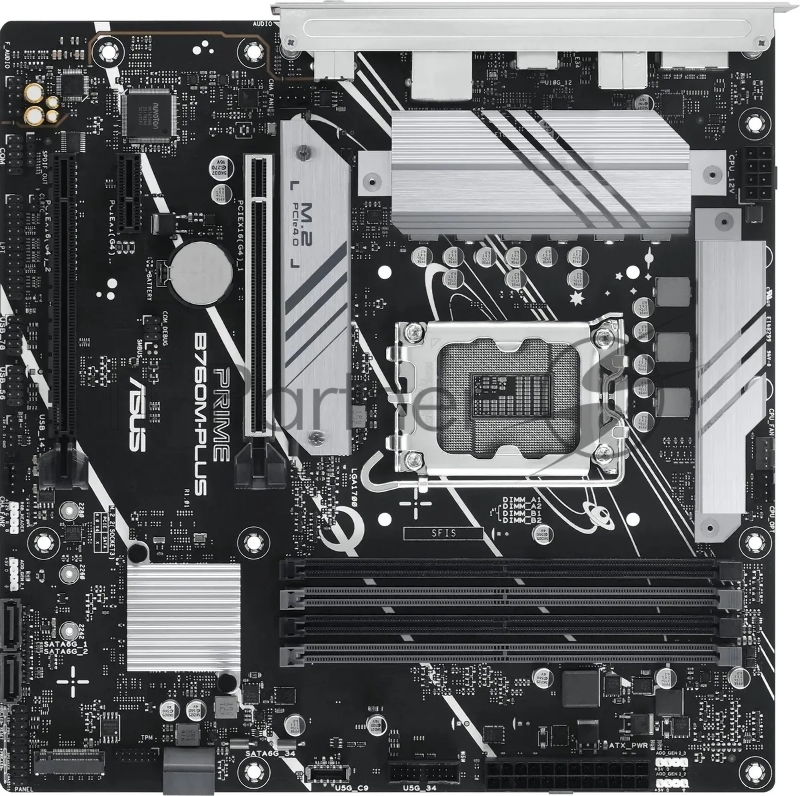 Материнская плата ASUS PRIME B760M-PLUS, LGA1700, Intel B760, 4xDDR5, 4xSATA, 2xM.2, 1xPCIe 4.0 x16, DisplayPort, HDMI, 1x2.5Gb LAN, 3x3.5 мм, 7.1, microATX