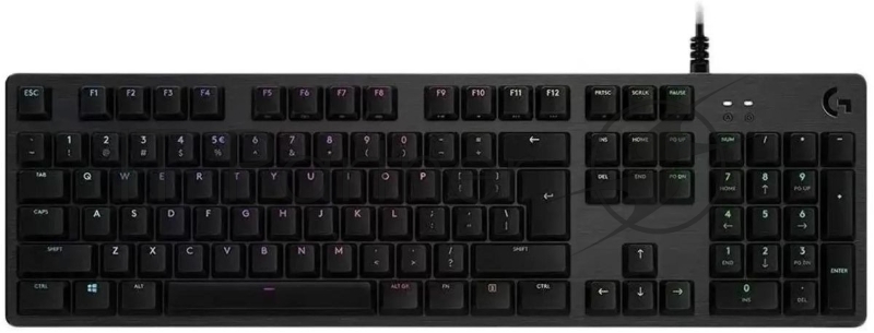 Клавиатура Logitech G512 Red Linear механическая черный USB Multimedia for gamer LED (920-009374)
