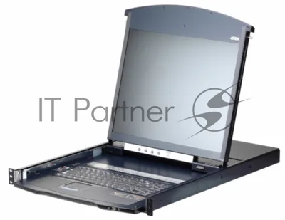 KVM консоль с переключателем ATEN 1L/1R 16p C5 D.Rail LCD KVM over IP SW