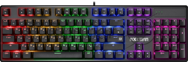 Клавиатура Defender Axeman GK-302 проводная, USB Type-A, чёрный