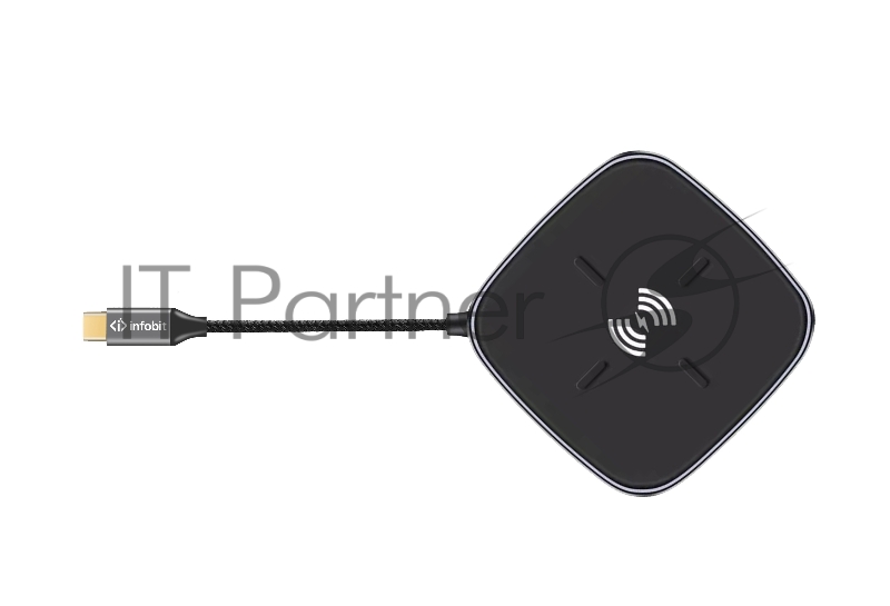 Распределитель Infobit iHub 901W 9 подключений через 1 кабель USB-С