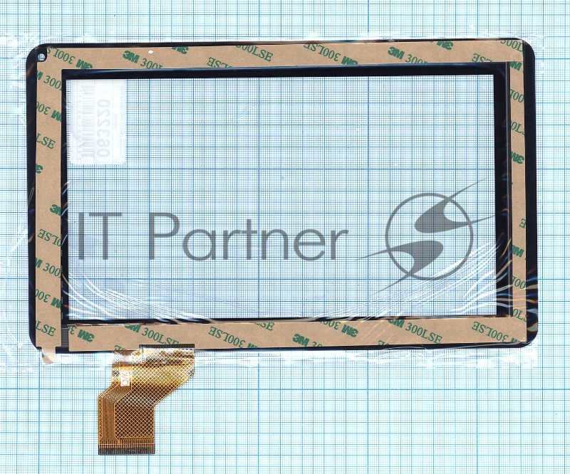 Сенсорное стекло (тачскрин) DHS JD-FPC-090-09 FHX черное