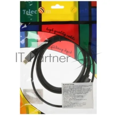 Кабель-адаптер USB3.1 Type-Cm --> HDMI A(m) 4K@60Hz, 1.8m, Telecom TCC008T-1.8M
