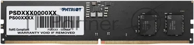 Оперативная память Patriot Signature, DDR5, 32Gb (1x32 GB), 5200 MHz, CL42, DIMM