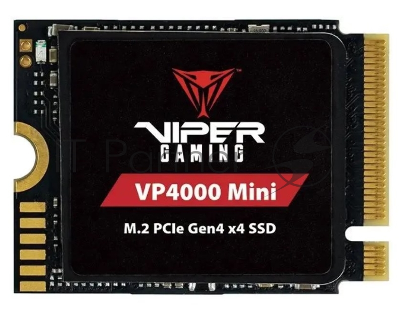Накопитель SSD Patriot VP4000 Mini, 1Tb, PCIe 4.0 x4, M.2 2230, NVMe, R/W 5000/3500, с радиатором